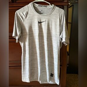 Nike Men's Light Gray Dri-FIT Tee